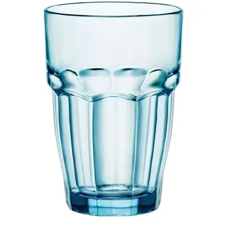 Bormioli Rocco Rock Bar Lounge Ice Longdrink 370ml, blau, gehärtetes Glas