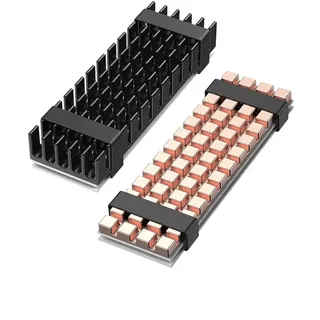 GRAUGEAR Kühlkörper Heatsink [leise Passivkühlung] für nvme M2 SSD kompatibel mit PS5 Konsole & Gaming PC I kühlt nvme ssd m.2 bis zu 30°C I Wärmeleitpad I super ps5 Zubehör auch für PC Gehäuse
