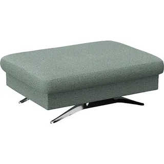 flexlux Pouf Glow Sitzhocker Leder 95 x 81 x 65 cm Blau