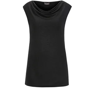 GOLDNER Trägertop »Kurzgröße Ärmelloses Top in Viskose-Jersey«, schwarz,