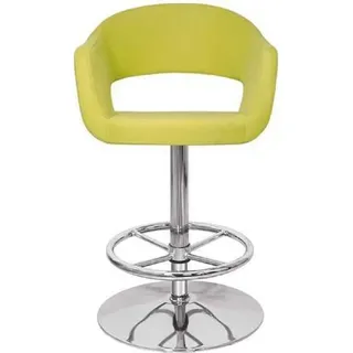 Barstuhl Barhocker Grün Textil Design Barstühle Bar Hocker Stühle Neu - Gelb