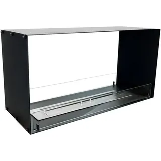 Foco Two 1000, zweiseitiger Tunnel Ethanol Kamin, 4,4 kW, automatische oder manuelle Brennkammer, verschiedene Varianten verfügbar