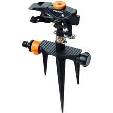 Bild von Impuls-Sprinkler XL, Mit Abstandsregelung, Sprühbildkontrolle und Rotationskontrolle, Universalgröße, Ø 26 m Reichweite, 466 g, Schwarz/Orange, 1023658