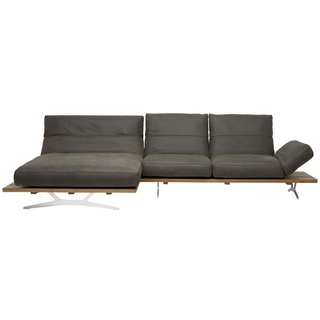 Ambiente Ecksofa , Braun, Eichefarben , Leder , Echtleder , Anilinleder , Eiche , massiv , Ottomane links, L-Form , 320x157 cm , Goldenes M , Typenauswahl, Lederauswahl, Stoffauswahl, seitenverkehrt erhältlich, Hocker erhältlich, Rücken echt , Wohnzimmer, Sofas & Couches, Wohnlandschaften, Ecksofas