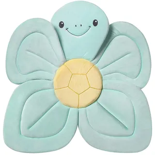 Nuby ID81043 Baby Badematte Badewanne Sitze Tragbare Badewanne Faltpolster Infant Bad Kissen, Türkis, 250 g