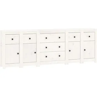 vidaXL Sideboard 230 x 80 x 35 cm weiß
