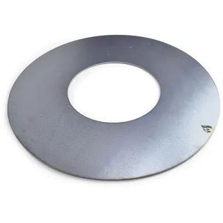 Grillrost.com Das Original Feuerplatte 60 cm Stahl Silber