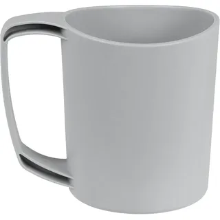 Lifeventure Ellipse Kunststoffbecher für Camping, Reisen & Outdoor, Hellgrau