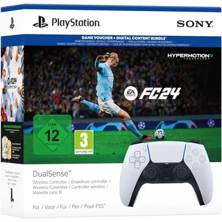 PS5 DualSense Wireless-Controller weiß inkl. EA Sport FC 24
