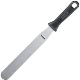 Westmark Profi-Streichpalette/Konditorenmesser, Gerade, Flexibel, Klingenmaß: 3,5 x 25,5 cm, Länge: 38,5 cm, Rostfreier Edelstahl/Kunststoff, Master Line, Schwarz/Silber, 31232270