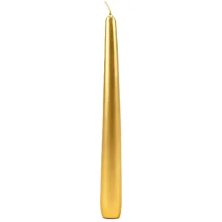 Cereria Di Giorgio Konische Kerzen 25 cm gold 10 St.