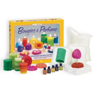 SENTOSPHERE Kreativ Kit Duftkerzen Set Naturformen selbst hestellen & gestalten - Bunt