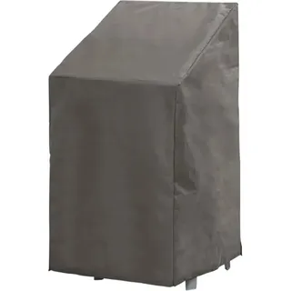 Perel Garten-Schutzhülle für Stapelsessel 66 x 66 x 128 cm Grau