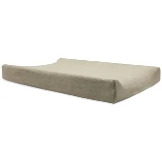 jollein 550-503-67058 Wickelauflagenbezug Frottee - Basic olive (50x70 cm)