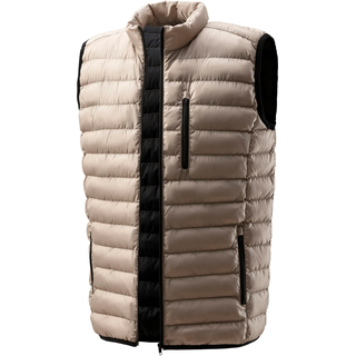Steppweste H.I.S, Herren, Gr. M (48/50), beige (sand), Obermaterial: 100% Polyester. Futter: 100% Polyester, unifarben, Basic, Westen Steppweste, leicht und gut zu verstauen