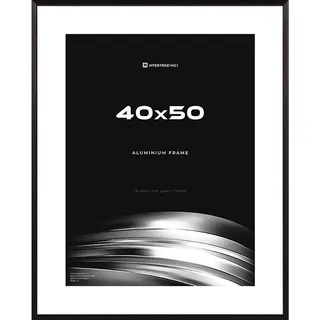 Bilderrahmen , Schwarz , Metall , 40.8x3x50.7 cm , Bilder & Rahmen, Bilderrahmen, Bilderrahmen & Fotorahmen