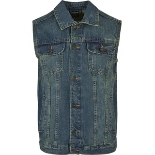 URBAN CLASSICS Denim Vest Lightblue 4XL