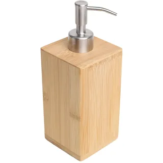 Bambus-Handseifenspender Holz-Lotion-Pumpspender für Badezimmer, Küche, Geschirr, Lotion, Shampoo mit Edelstahl-Seifenpumpe