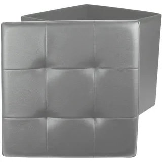 Housse De Rêve Faltbare Hocker Aufbewahrungsbox 1-tlg. Grau