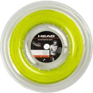 Head Racket Synthetic Gut 200 M Tennisrollen Saite - Yellow - 1.25 mm