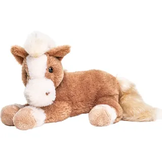 Uni-Toys - Pferd braun, liegend - superweich - 28 cm (Länge) - Plüsch-Pferd, - Plüschtier, Kuscheltier