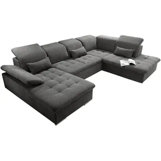 ed-lifestyle Wohnlandschaft U-Form 4-Sitzer Braun