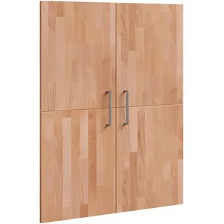 Linea Natura Türenset , Kernbuche , Holz , Kernbuche , massiv , 78x101 cm , Schlafzimmer, Kleiderschränke, Schrankzubehör, sonstiges Schrankzubehör