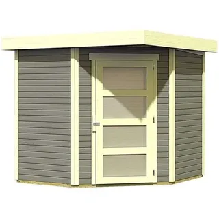 Woodfeeling Gartenhaus Schwandorf 2,09 x 2,13 m Grau