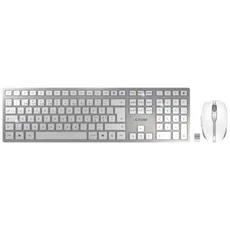 Cherry DW 9100 - Tastatur & Maus Set - Nordisch - Weiss