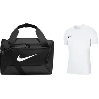 Nike Unisex – Erwachsene Brsla Tasche, Black/Black/White, Einheitsgröße EU & Herren M Nk Dry Park Vii Jsy Trikot, White/Black, S EU