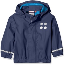 Lego wear duplo Baby - Jungen JUSTICE 101 - Regenjacke, Blau (Dark Navy 589), Gr. 80