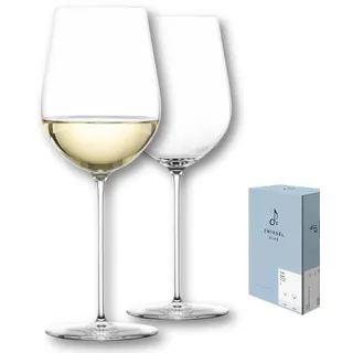 Zwiesel Glas Weißweingläser Vuelo (2 Stk) wie handgefertigt | für Weine wie Riesling und Sauvignon Blanc, aus Tritan®-Kristallglas, besonders filigran, leicht & robust, spülmaschinenfest