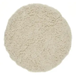 THEKO Flokati Wollteppich ¦ beige ¦ Wolle ¦ Maße (cm): B: 200 H: 4