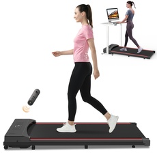 TODO Laufband, Walking Pad, Laufband Schreibtisch, Laufband für Zuhause, 1-8 km/h Geschwindigkeit, 550W Motor mit Fernbedienung und LCD-Anzeige(Maximalgewicht 110 kg)