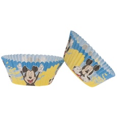 Dekora - Backformen Set | Muffin und Cupcake Formen Papier - 25 Stück - Mickey Mouse