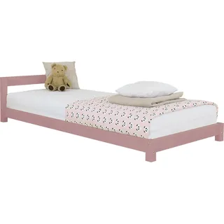 Kinderbett DREAMY 140 x 200 Pastellrosa - Rosa