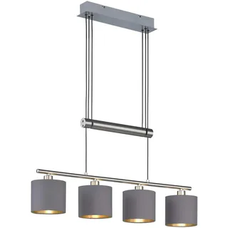 Trio Garda 4-flg. 13 cm modern schwarz
