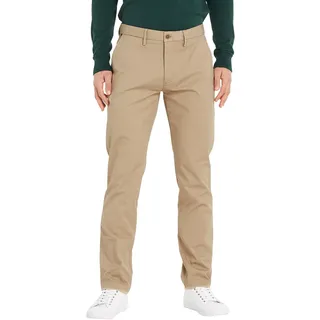 Tommy Hilfiger Herren Hose Core Denton 1985 Pima Cotton Chino, Beige (Batique Khaki), 38W/34L