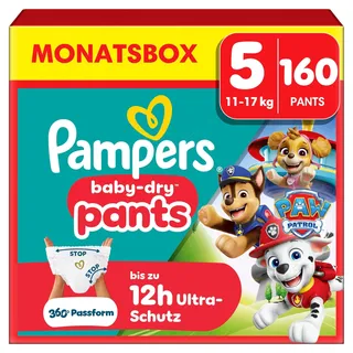 Pampers Baby-Dry Pants Gr. 5 (11-17 kg) 160 St.