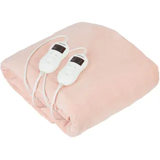 Elektrischer Doppel-Wärmeunterbett 150 x 160 cm, 8 Temperaturstufen, Waschbar 12