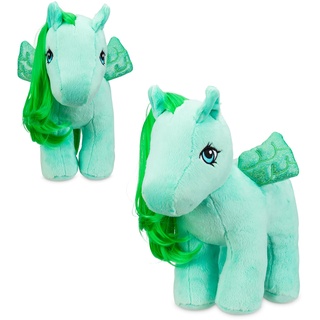 Basic Fun My Little Pony Plüschtier-Medley – Retro-Pferdespielzeug zum Sammeln, ideal für Kinder ab 3 Jahren, Vintage Einhorn Geschenk für Jungen & Mädchen, klassisches Stofftier für MLP-Fans