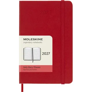Moleskine Tageskalender 2027 Scharlachrot