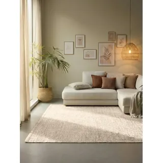 HANSE HOME Jaipur Juteteppich 190 x 280 cm Weiß