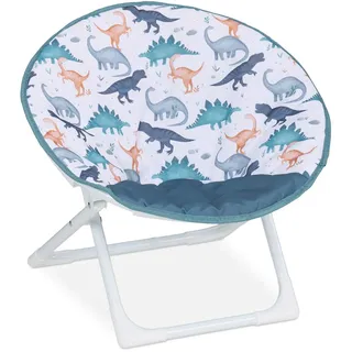 Relaxdays Kindersessel Moonchair 47 x 50 x 48 cm Textil mehrfarbig