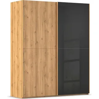 Rauch Schwebetürenschrank SCALE-WOOD 181 x 223 x 68 cm Schwarz