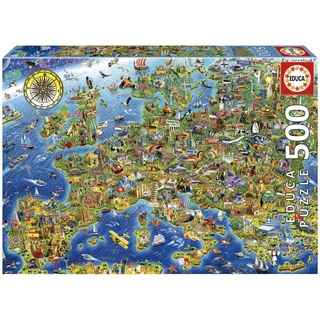 Educa Europa Karte 500 Teile