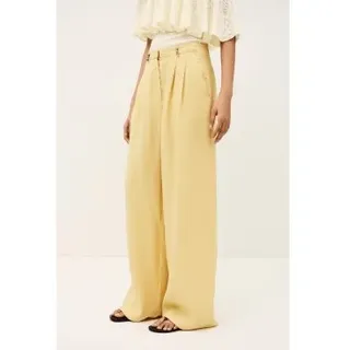 BA&SH für Damen. 1E26DEAN gerade Hose Deana gelb (34), Lässig, Modal