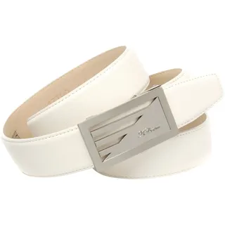 Anthoni Crown Ledergürtel in weiß