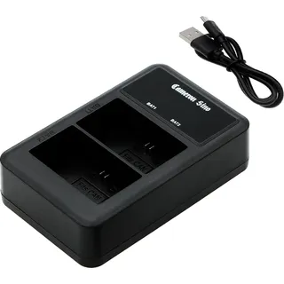 DF-CNE600UH Ladegerät Kompatibel mit [Canon] 5D Mark III, DS401231, EOS 5D Mark II, EOS 5D Mark III, EOS 5D Mark IV, EOS 5DS, EOS 5DS R, EOS 60D, EO - Schwarz