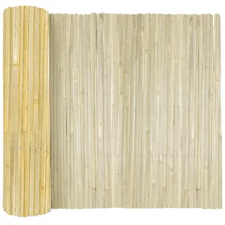 Sol Royal Sichtschutzelement 120 x 600 cm Beige Bambus